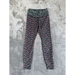 Nike One Dri-Fit Women's Size S Femme Floral Black Multi Print Leggings